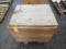 WOODEN TOTE OF ASSORTED LARGE GEARS