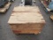 WOODEN TOTE OF ASSORTED INDUSTRIAL GEAR
