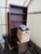 2-DRAWER NIGHT STAND, HOME STEREO, DISC CD PLAYER & SPEAKERS, ROCKFORD AMP, MTX AMP, & (3) WOOD BOOK