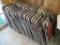 APPROX (50) UPHOLSTERED METAL FOLDING CHAIRS