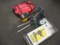 INFLATABLE RAFT W/ MINN KOTA ELECTRIC MOTOR, BATTERY, OARS, & (2) ANCHORS