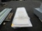 (2) 4' PLASTIC FOLDING TABLES, (2) 4' WOOD STYLE FINISH FOLDING TABLES, & (1) 6' FOLDING TABLES