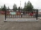 2023 STEELMAN 20' METAL FARM DRIVEWAY GATE W/ BASE (UNUSED)