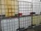 (6) IBC LIQUID STORAGE POLY TANKS W/ METAL BASKETS