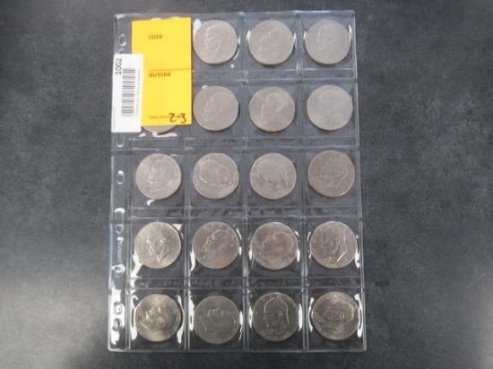 (20) 1976 LIBERTY SILVER DOLLARS