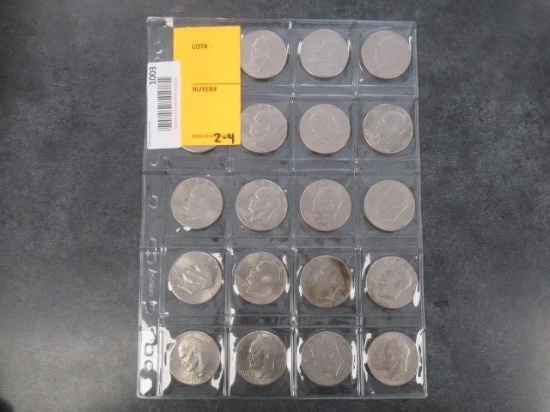 (20) 1976 LIBERTY SILVER DOLLARS