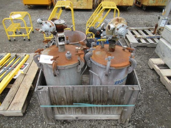 HEPA ALLERGY MACHINE & (3) BINKS PRESSURE TANKS