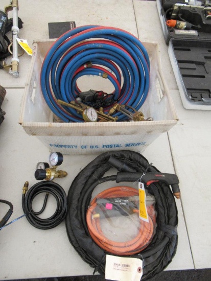 HYPOTHERM GAS WELDING LEAD, WELDING TORCHES, GAUGES, HOSE, & TEMCO 200 AMP LEAD