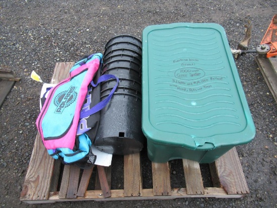 M-1000 BALLAST 3 BULB 1000W SYSTEM W/ HOOD POTS & TRAYS