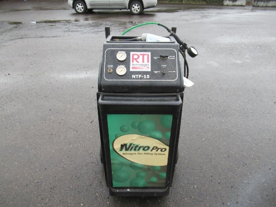 NITRO PRO NITROGEN TIRE FILLING MACHINE W/ TIRE INFLATION MAINTENANCE PROGRAM KIT, SER#: