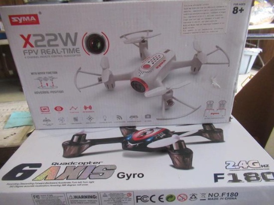 DFD QUADCOPTER 6 AXIS GYRO & SYMA X22W FPV REAL TIME 4-CHANNEL CONTROL QUADCOPTER
