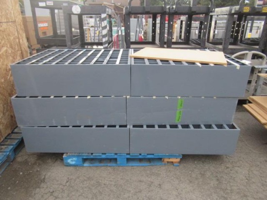 (3) 7' X 34'' NUTS & BOLTS BINS