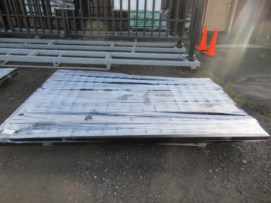 2023 GREATBEAR 20' BI-PARTING IRON GATE W/ ROUND DEER ARTWORK (UNUSED)