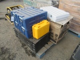 ASSORTED PELICAN, BAUER & MISC STORAGE CASES