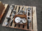 ASSORTED BARBELL WEIGHT LIFTING EQUIPMENT