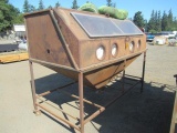 48'' X 93'' SAND BLASTING CABINET