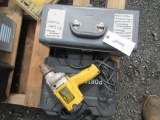 PORTER CABLE 16GA NARROW CROWN PNEUMATIC STAPLER W/ CASE, DEWALT DW130 1/2'' REVERSING CORDED DRILL,