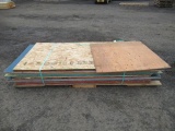 APPROX (24) PIECES 8' X 4' & 9' X 4' PARTICLE BOARD