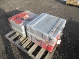 2' X 2' MUSIC EQUIPMENT HARD CASE ON WHEELS & 2' X 20'' MUSIC EQUIPMENT HARD CASE ON WHEELS