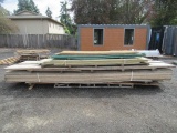 ASSORTED SIZE & LENGTH PLYWOOD, HARDI PLANK, & LP BOARD