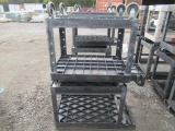 (2) 36'' X 24'' RUBBERMAID ROLLING CARTS