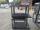 (2) 36'' X 24'' RUBBERMAID ROLLING CARTS