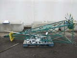 DECORATIVE 10' WEATHER VANE W/ (3) SMALL WEATHER VANES