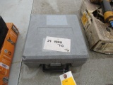 1/2'' DRIVE AIR GUN, & (10) METRIC SOCKETS W/ (1) EXTENSION (IN CASE)