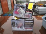 CHICAGO ELECTRIC TOOL 120V 3 1/4 HEAVY DUTY ELECTRIC PLANER W/ DUST BAG, & CHICAGO ELECTRIC TOOL 1/3