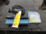 CALIBRATION PERFORMANCE MEASURING TOOL, STANLEY ELECTRIC STAPLE GUN W/ (2) BOXES OF STAPLES, & NAPA