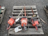 (3) HOMELITE CHAINSAWS *UNKNOWN WORKING CONDITION