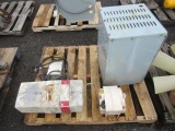 BATTERY CHARGER, BOAT HAND WINCH, & 1/2 TON HOIST