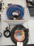 HYPOTHERM GAS WELDING LEAD, WELDING TORCHES, GAUGES, HOSE, & TEMCO 200 AMP LEAD