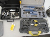 APOLLO PEX CRIMP TOOL KIT, STANT COOLING PRESSURE TESTER, & ZURN MULTI CRIMP TOOL SET