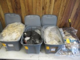 (4) TOTES ASSORTED WOOL