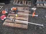 STIHL FS90R WEED EATER, SHINDAIWA C282 BRUSH CUTTER, STIHL TRIMMER, & REDMAX WEED EATER