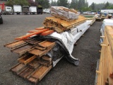 (3) BUNDLES OF ASSORTED SIZE FLOOR JOISTS & ASSORTED WOOD FOUNDATION PIECES