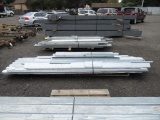 (2) PALLETS OF ASSORTED METAL/TIN GROOVED PANELS & METAL WALL PANELS
