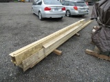 ASSORTED EXTREN FIBERGLASS RESIN I BEAMS, ANGLE & T'S (SMALLEST 3.5', LARGEST 14' 2'')