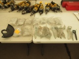 ASSORTED SPANNER WRENCHES & GRINDER GUARDS