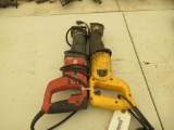 DEWALT DW304P CORDED RECIPROCATING SAW & HILTI WSR1000 CORDED RECIPROCATING SAW