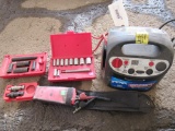 STURTEVANT RICHMONT TORQUE WRENCH, PEAK 900AMP JUMP STARTER W/ INFLATOR, CABLE FAULT FINDER, & MATCO