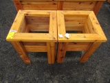 (2) 2' x 19'' x 19'' CEDAR SINGLE PLANTER BOXES