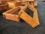 (2) 32'' X 74'' X 11'' CEDAR PLANTER BOXES