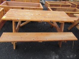 6' A-FRAME CEDAR PICNIC TABLE
