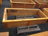 74'' X 32'' 16'' CEDAR PLANTER BOX
