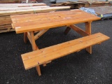 6' A-FRAME CEDAR PICNIC TABLE