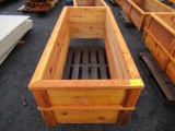 (2) 32'' X 74'' X 11'' CEDAR PLANTER BOXES