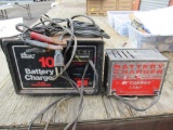 SEARS 10 AMP 12V BATTERY CHARGER & 3AMP 6/12V BATTERY CHARGER