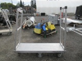 5' X 1.5' ROLLING MATERIAL CART